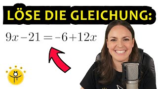 Lineare GLEICHUNGEN lösen einfach erklärt – Gleichung nach x auflösen [upl. by Lener68]