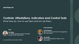 Controls Attestations Indicators and Control Tests explained [upl. by Noremmac]