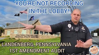 OFFICER DISMISSED WALK OF SHAME CHALLENGE ACCEPTED LANDENBERG PENNSYLVANIA 1ST AMENDMENT AUDIT [upl. by Ducan789]