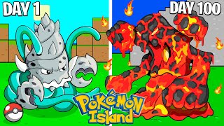 I Survived 100 Days in POKEMON Island  MOOSE Part 6 [upl. by Jolene]