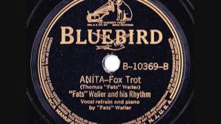 Fats Waller amp His Rhythm  Anita  1939 [upl. by Eoin]