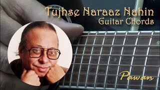 Hindi Song Guitar Lesson  Tujhse Naraaz Nahin  Guitar Chords  Pawan [upl. by Lira575]