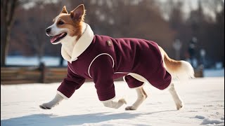 Chien Coupevent Hiver Manteau Polaire Pull Pyjamas Corps Complet Couvert Vêtements Pour Animaux [upl. by Nelon205]