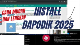 CARA INSTALL DAPODIK 2025 [upl. by Anella873]