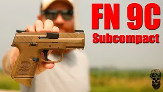 FN FNS 9C First Shots A High Value Subcompact 9mm Pistol [upl. by Niven]