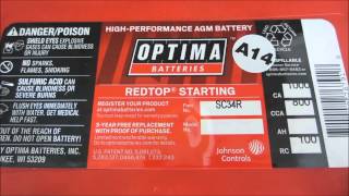 Optima Red Top unboxing SC34R [upl. by Rogozen]