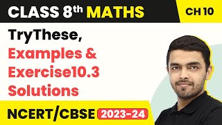 Visualising Solid Shapes  Examples amp Exercise103 Solutions  Class 8 NCERT Maths Chapter 10 [upl. by Clive426]