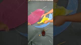 How to make kite  Paano gumawa ng Saranggola de Tingting  Cara membuat Layangan Wau bulan [upl. by Bagley]