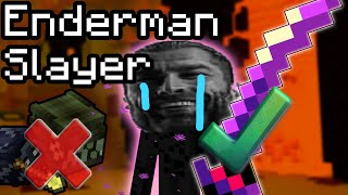 The New Enderman Slayer Experience My POV  Hypixel Skyblock [upl. by Etnaihc]