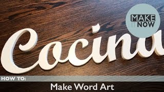 How To Make Word Art [upl. by Brigette]