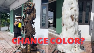 The Enigmatic Color Change Wooden Statue Transforms After Soap Cleaning [upl. by Viafore]