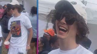 Timothée Chalamet Dances While Partying With Zendaya [upl. by Chemesh640]