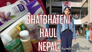 Shopping at BhatBhateni  BhatBhateni Haul  Skincare Cosmetic NehaHabnfashionvlogs [upl. by Kenzie]