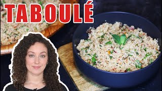 Recette du taboulé oriental sans cuisson [upl. by Aierbma]