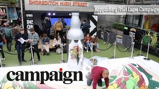 Kopparberg Fruit Lager Launch with street artist Will Vibes  CAMPAIGN [upl. by Jenny]