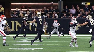 Taysom Hill shows off his arm on 18yard pass to Kevin Austin Jr [upl. by Eico238]