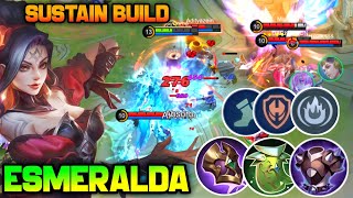 ESMERALDA EXP LANE AGGRESSIVE GAMEPLAY  USING THIS BUILD AGAIN BECAUSE IT’S AMAZING  MLBB [upl. by Sev]