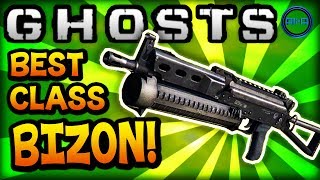 COD Ghosts quotBIZONquot  BEST CLASS SETUP Monster  Call of Duty Ghost Gameplay [upl. by Beauchamp484]