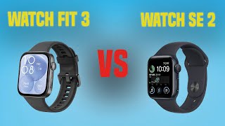 Huawei Watch Fit 3 vs Apple Watch SE 2  Full Specs Compare Smartwatches [upl. by Adahs]