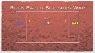 PE Games  Rock Paper Scissors War [upl. by Iliam763]