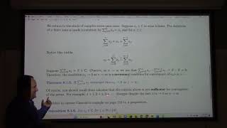 Complex Analysis Sequences Series Uniform Convergence and Weierstrass MTest 102224 part 1 [upl. by Cavallaro]