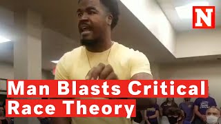 Watch Black Father Blast Critical Race Theory At Board Meeting In Viral Video [upl. by Emmey795]