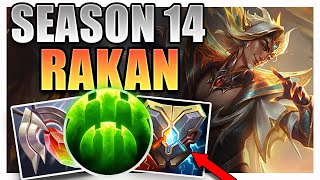 SEASON 14 RAKAN SUPPORT GAMEPLAY GUIDE [upl. by Sparrow]