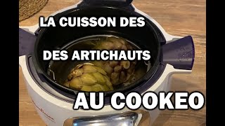 COMMENT FAIRE LA CUISSON DES ARTICHAUTS AU COOKEO moulinex [upl. by Astred193]