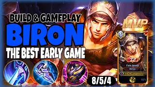 BIRON HONOR OF KINGS  RANK GM EPIC  BROKEN EARLY IN CLASH LANE [upl. by Morna]