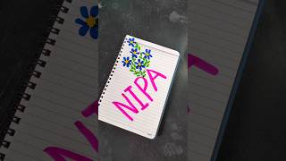 Nipa name design shorts [upl. by Nailimixam]