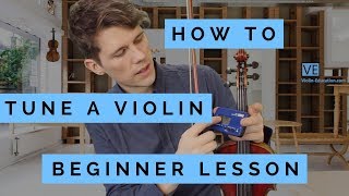 How To Tune A Violin  For Beginners  Easy [upl. by Marlene]