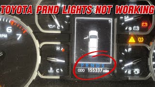 Toyota Tundra 2016 Transmission indicators Not Working  Complete information [upl. by Ecnahoy]