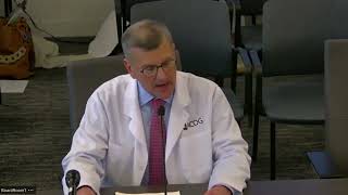 Dr Richard Todd Ivey American College of Obstetricians and Gynecologists gives pubic testimony [upl. by Linkoski]