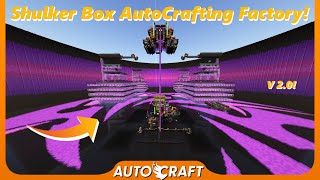 Automatic Shulker Box AutoCrafting Factory AutoCraft ep 106 [upl. by Arriet]