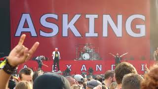 Asking Alexandria  Alone in a Room  live  Greenfield Festival 2018 Interlaken 07062018 [upl. by Adnolahs]