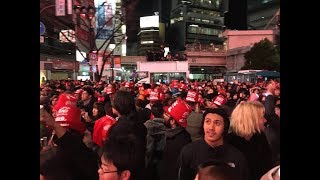 Tokyo New Year Countdown 2018  2019 Shibuya Crossing New Years Eve RAW VIDEO [upl. by Enifesoj]