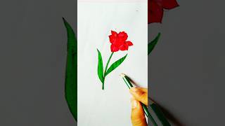 Flower art drawing tutorial art draw technique artist reels foryou [upl. by Tremain137]