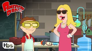 Francine Helps Steve With His School Project Clip  American Dad  TBS [upl. by Repsag78]