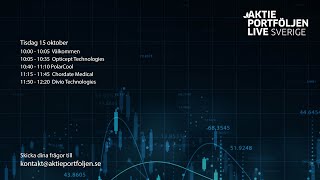 Aktieportföljen Live  Opticept PolarCool Chordate och Divio presenterar [upl. by Anniken]