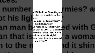 Then answered Bildad the Shuhite and said2 Dominion and fear are with him he maketh peace in l [upl. by Arres893]