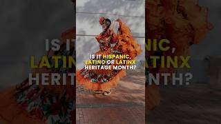 Is it Hispanic Latino or Latinx Heritage month hispanicheritagemonth culturalheritage shorts [upl. by Dwaine]