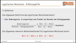 Logistisches Wachstum  Erklärungsfilm [upl. by Sidoma]