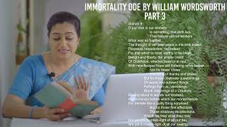 Immortality Ode  Poem by William Wordsworth  Explanation  Part 3 [upl. by Kassie]