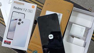 Redmi 12 5G Open Box Delivery First impressions Mobile Unboxing video [upl. by Mazlack]