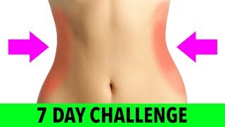 7 Day Waist Slimming Challenge  Reduce Belly Fat At Home [upl. by Adnolehs]