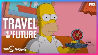 The Simpsons  Travel Into The Future Couch Gag [upl. by Krispin467]