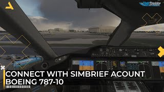 How to Connect the Simbrief with Boeing 78710 CDU in MSFS 2020 [upl. by Nocaj]