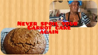 Never Spoil Your Carrot Cake Again  Bake it like this [upl. by Olenka]