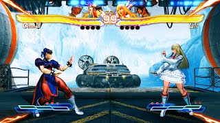 ChunLi amp Elena vs Lili amp Julia Hardest  Street Fighter X Tekken [upl. by Hsirrap]