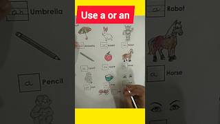 a or anarticleskids activityEnglish activitylearning activity [upl. by Seaver]